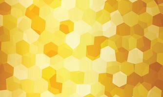 Gold vector abstract hexagon pattern. Polygonal abstract illustration with gradient.
