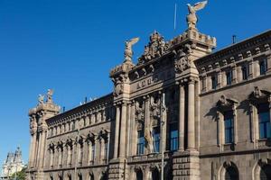 Buildings' facades of great architectural interest in the city of Barcelona - Spain photo