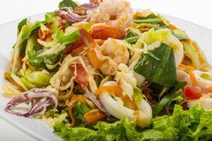 Asian seafood salad photo