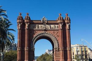 arco de triunfo de barcelona foto