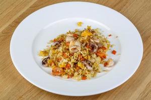 Fried rice with seafood photo