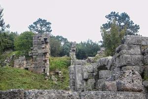 ruinas de phaselis en turquía foto