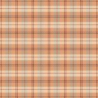 Tartan plaid pattern with texture and warm color. vector