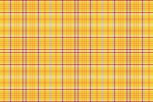 Tartan plaid pattern with texture and warm color. vector