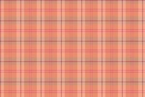 Tartan plaid pattern with texture and warm color. vector