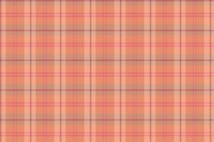 Tartan plaid pattern with texture and warm color. vector