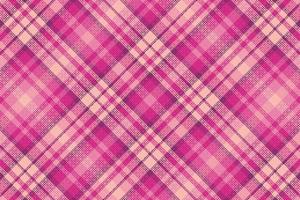 Tartan plaid pattern with texture and warm color. vector