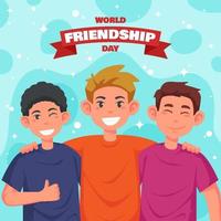 concepto del día mundial de la amistad