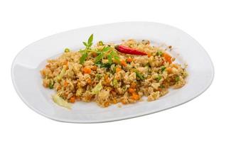 Vegetarian fried rice photo