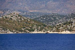 Sea and Rocks inTurkey photo