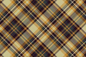 Tartan plaid pattern with texture and warm color. vector