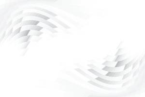 Abstract white and gray color, modern design background with geometric shape. Vector illustration.
