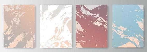 Collection of abstract backgrounds with gradient vector