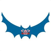 cute halloween bat vector