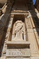 Episteme, knowledge Statue in Ephesus Ancient City, Selcuk Town, Izmir, Turkey photo