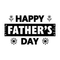 happy father's day quote vector