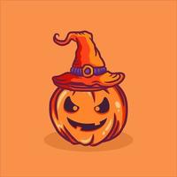 vector de calabaza e ilustración de arte de iconos