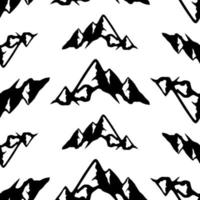 arte de vector de patrón de montaña
