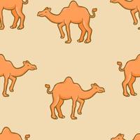 camel pattern seamless Free Vector