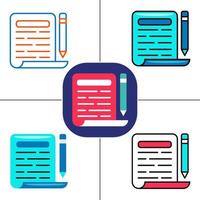 agreement in flat design style vector