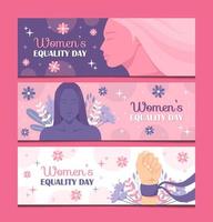 Women's Equality Day Banner Template vector