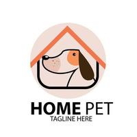 Pet shop logo template vector