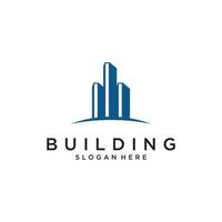 Building idea vector logo design template. Real Estate logo Vector Illustration.