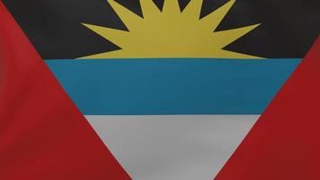 Antigua and Barbuda flag texture photo