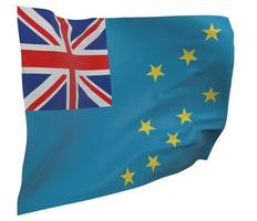 Tuvalu flag isolated photo