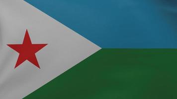 Djibouti flag texture photo