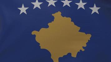 Kosovo flag texture photo