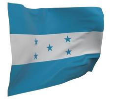 bandera de honduras aislado foto