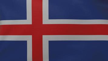 Iceland flag texture photo