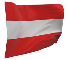 Austria flag isolated photo