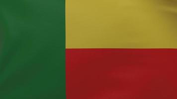 Benin flag texture photo