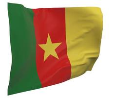 Cameroon flag isolated photo