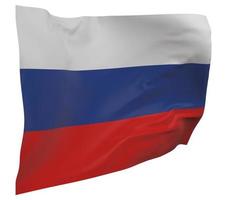 russia flag isolated photo