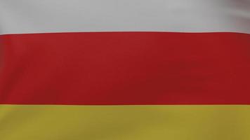 south ossetia flag texture photo