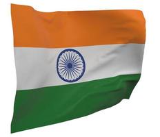 India flag isolated photo