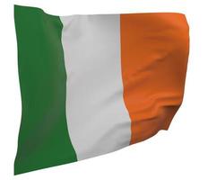 Ireland flag isolated photo