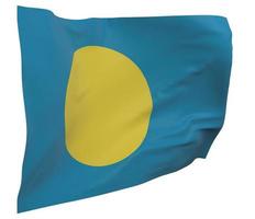 Palau flag isolated photo