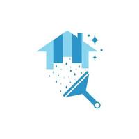 House Cleaner logo and symbol ilustration vector template