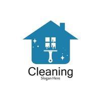 House Cleaner logo and symbol ilustration vector template