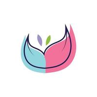 Beauty florist vector icon design template