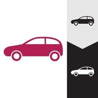 diseño de icono de ilustración de vector de coche