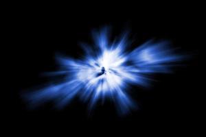 haz de luz azul explosión imagen borrosa,fondo abstracto,efecto de pincel foto