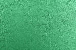 fondo de textura de cuero verde foto