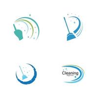 Cleaning logo and symbol ilustration vector template