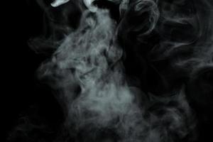 Abstract powder or smoke effect isolated on black background,Out of focus photo