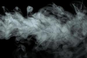 Abstract powder or smoke effect isolated on black background,Out of focus photo